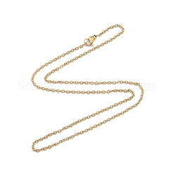 304 Stainless Steel Cable Chains Necklace for Men Women&nbsp;NJEW-N050-A02-G20
