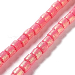 Spray Painted Handmade Polymer Clay Beads Strands&nbsp;CLAY-F004-A