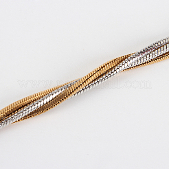 304 Stainless Steel Snake Chain Necklace Making&nbsp;STAS-P045-18