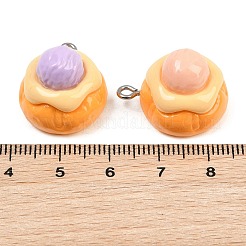 Opaque Resin Pendants&nbsp;RE-CBA5D24-08
