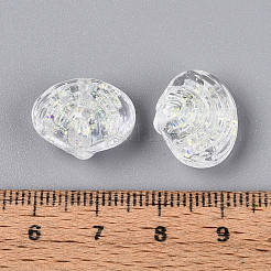 Handmade Foil Lampwork Beads Strands&nbsp;FOIL-T008-03D