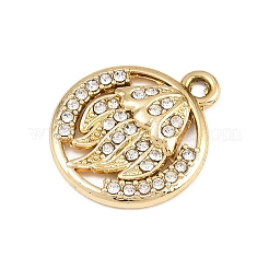 Alloy Rhinestone Pendants&nbsp;RB-CBA332B-05B