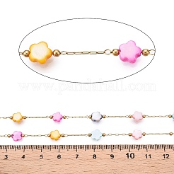 Handmade Shell Beads Flower Chains&nbsp;CHS-T006-19G