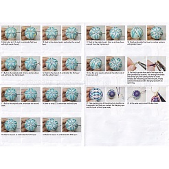 DIY Embroidery Temari Ball Keychain Kits&nbsp;DIY-I064-A03