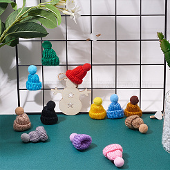 Handmade Wool Woven Hat Decoration&nbsp;AJEW-NB0001-16