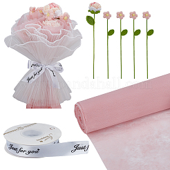 Crochet Polyester Flower&nbsp;AJEW-BC0007-57