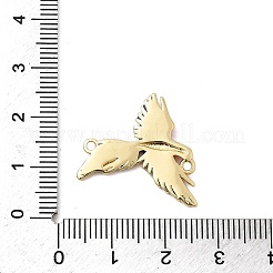 Brass Enamel Bird Connector Charms&nbsp;KK-H529-04G