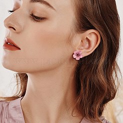 DIY Flower Stud Earring and Finger Ring Making Kit&nbsp;DIY-SZ0008-42