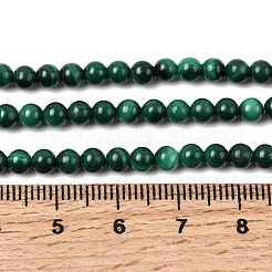 Natural Malachite Beads Strands&nbsp;G-A293-B03-4mm