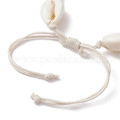 Natural Shell & Synthetic Turquoise Starfish Braided Bead Bracelets&nbsp;BJEW-JB10081