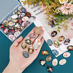 Glass Cabochons&nbsp;GLAA-PH0002-20