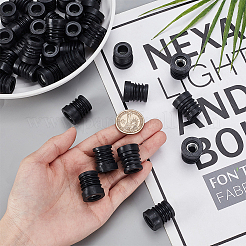 40Pcs Round Plastic Plug Tubing End Cap&nbsp;FIND-GA0007-14