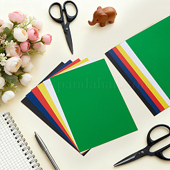 24Pcs 6 Colors PVC Plastic Sheets&nbsp;AJEW-BC0011-24B
