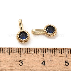 Brass Micro Pave Cubic Zirconia Charms&nbsp;LS-KK-Z040-01C