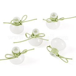 5Pcs Miniature Glass Vase Bottles with Polyester Cord&nbsp;AJEW-TAC00056