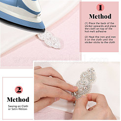 Rhinestone Self Adhesive Appliques Ornament Accessories&nbsp;DIY-WH0568-50A