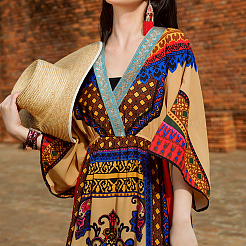 Bohemian Embroidery Floral Polyester Ribbon&nbsp;OCOR-FG0001-56B