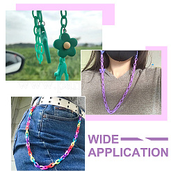 10Pcs 10 Colors Eyeglasses Chains&nbsp;AJEW-BY0001-01