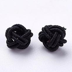 Polyester Weave Beads&nbsp;WOVE-N002-05