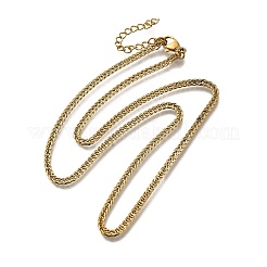 3MM 304 Stainless Steel Wheat Chain Necklaces for Men&nbsp;LS-STAS-V011-03D-G