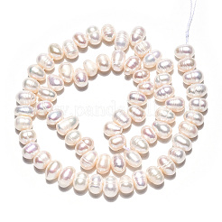 Natural Cultured Freshwater Pearl Beads Strands&nbsp;PEAR-N013-05F