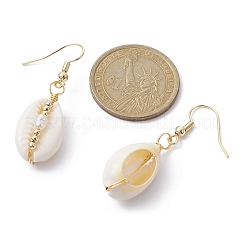 Natural Shell & Pearl Dangle Earrings&nbsp;EJEW-JE05435