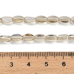 Electroplate Transparent Glass Beads&nbsp;EGLA-H112-01PL-01