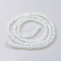 Faceted Glass Beads Strands&nbsp;EGLA-F124-NA01