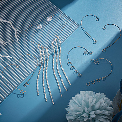 120Pcs 4 Style 316 Stainless Steel Ear Cuff Findings&nbsp;STAS-UN0043-28
