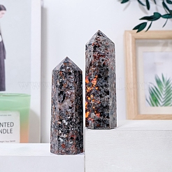 Point Tower Natural Fluorescent Syenite Rock Home Display Decoration&nbsp;PW-WG91074-01