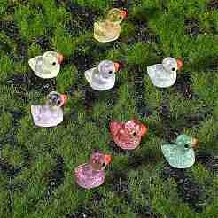 120Pcs 12 Colors Mini Resin Sequins Duck Home Display Decorations&nbsp;RESI-SZ0003-32