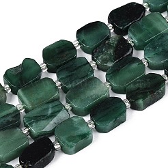 Natural Fuchsite Beads Strands&nbsp;G-T138-26A-11