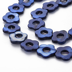 Freshwater Shell Beads Frames Strands&nbsp;SHEL-T009-14D