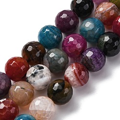 Natural Dragon Veins Agate(Dyed & Heated) Beads Strands&nbsp;G-K390-A13-01