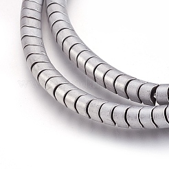 Electroplate Non-magnetic Synthetic Hematite Bead Strands&nbsp;G-I208-15F-G