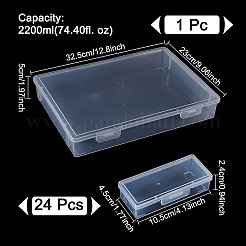 25Pcs 2 Styles PLastic Bead Containers&nbsp;CON-GA0001-21