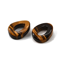 Natural Tiger Eye Pendants&nbsp;G-Z082-01B