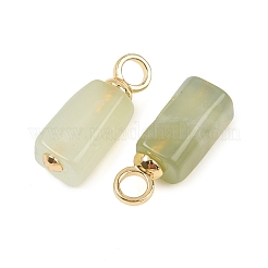 Natural Mixed Stone Rectangle Pendants&nbsp;KK-B157-40G