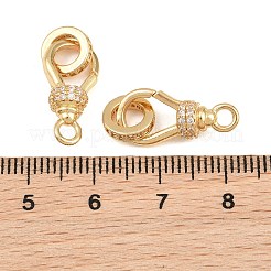 Brass Micro Pave Clear Cubic Zirconia Spring Ring Rings&nbsp;CU-CBA8264-05G