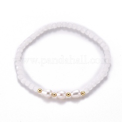 Faceted Glass Bead Stretch Bracelets&nbsp;BJEW-JB05488