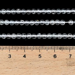 Natural White Topaz Beads Strands&nbsp;G-P627-3mm-02
