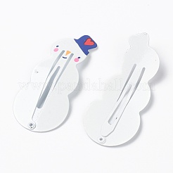 Baking Paint Iron Snap Hair Clips&nbsp;X-PHAR-B0002-19