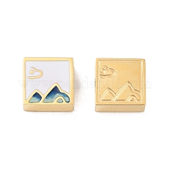 Ion Plating(IP) 304 Stainless Steel Enamel Beads&nbsp;STAS-I309-11B-G