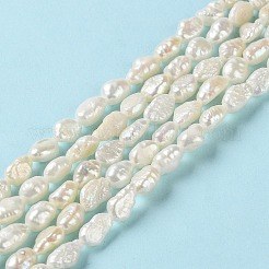 Natural Keshi Pearl Beads Strands&nbsp;PEAR-E018-66