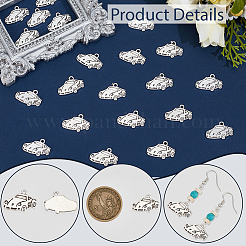 80Pcs Tibetan Style Alloy Pendants&nbsp;FIND-SC0021-14