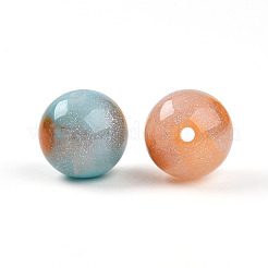 Two Tone Resin Beads&nbsp;RESI-N042-16mm-11