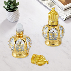 4Pcs Arabian Style Glass Roller Ball Bottles&nbsp;BOTT-CN0001-02