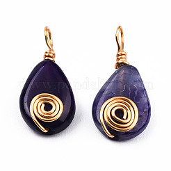 Natural Agate Pendants&nbsp;G-N326-137