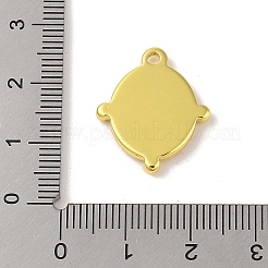 304 Stainless Steel Pendant Cabochon Settings&nbsp;STAS-A097-07G