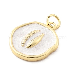 Ocean Theme Brass Enamel Pendants&nbsp;X-KK-Q029-01G-G